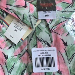 Stranger things Hopper Hawaiian shirt